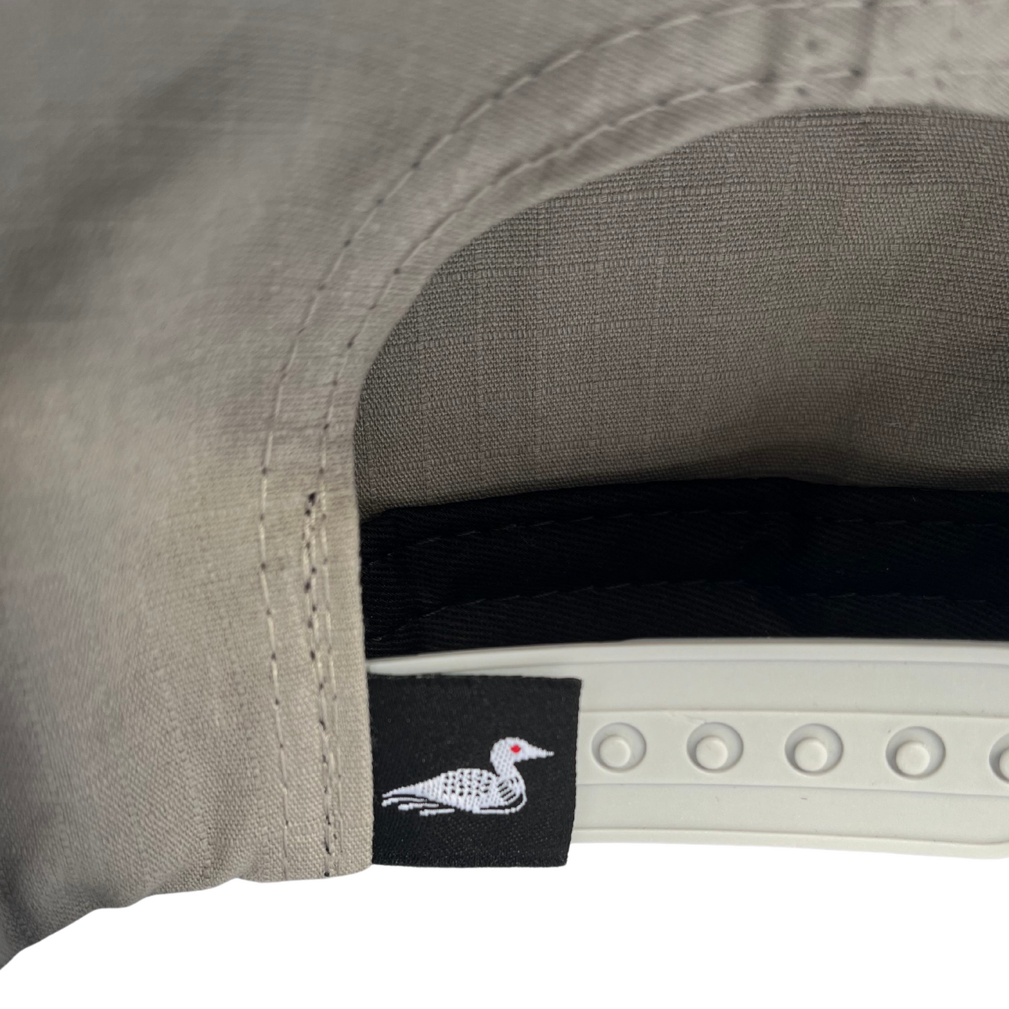 Loony Tag on back of hat