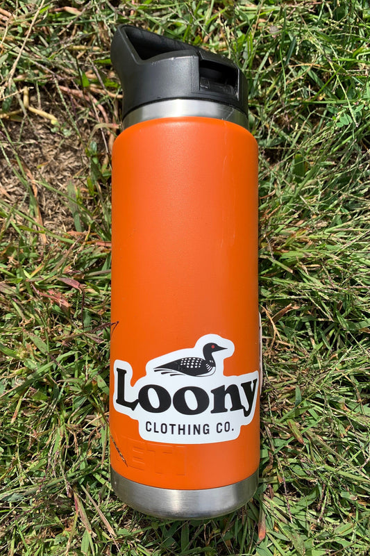 Loony Logo Sticker on Yeti
