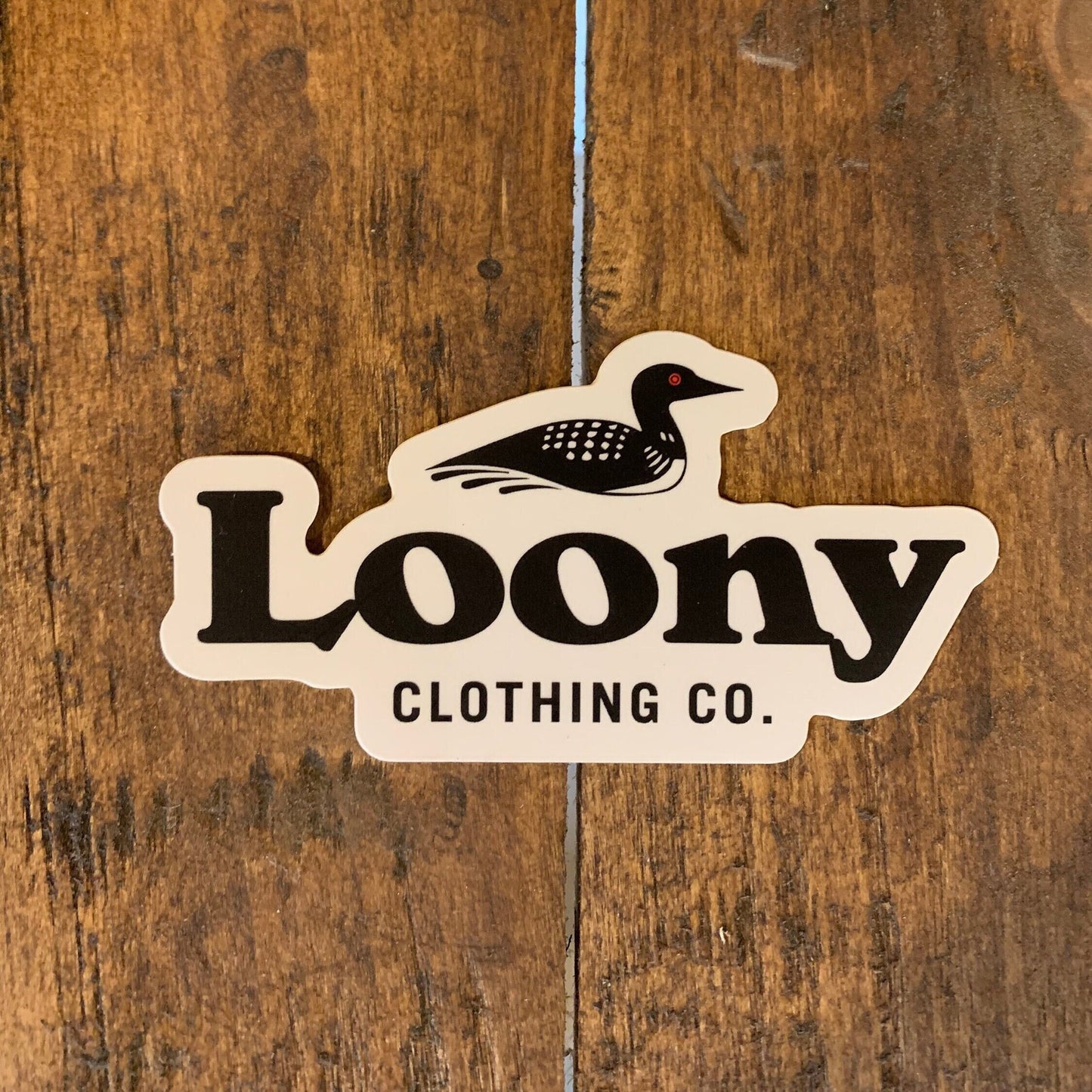 Loony Logo Sticker